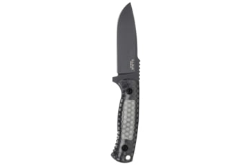 Image of KA-BAR Knives Cool Name Fixed Blade Knife, 4.25in, 1095 Cro-Van Blade, Drop Point, Polycarbonate, Black Handle, 7700