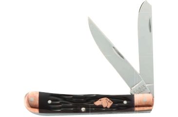 Image of Ka-Bar Knives Coppersmith-2-Blade Folding Trapper, Brown 1-6211CU-4