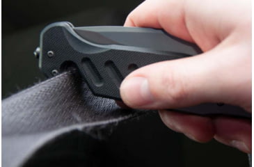 Image of KA-BAR Knives Coypu Folder, G10 Handle, Gray Pocket Clip, Straight Edge, 3085CP