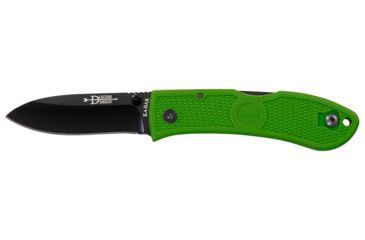Image of KA-BAR Knives Folding Hunter, Folding Knife, 7.25in, AUS 8A SS Steel, Kelly Green Zytel Handle, Green Black, 7.25, 4062KG