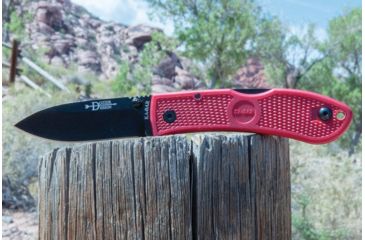 Image of KA-BAR Knives Folding Hunter Knife, Red/Black, 3 in 4062RD