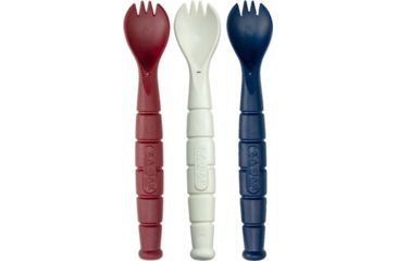 Image of Ka-bar Knives All-american Spork/Knife 3-Pack, Red, White &amp; Blue, 9909USA