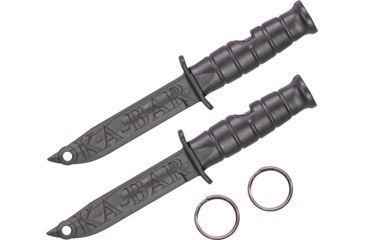 Image of Ka-bar Knives Ka-bar Emergency Whistle 2-pk W/ Nickel Plated Key Rings