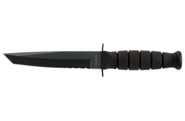 Image of Ka Bar Knives Kb1255 Serrated Short Ka Bar Black Tanto Knife