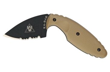 Image of Ka Bar Knives Kb1477cb Comboedge Coyote Brown Tdi Law Enforcement Knife