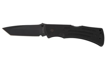 Image of Ka Bar Knives Kb3064 Plain G10 Mule Black G 10 Handle Black Tanto Blade