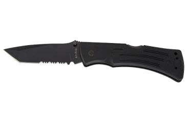 Image of Ka Bar Knives Kb3065 Comboedge G10 Mule Black G 10 Handle Black Tanto Blade