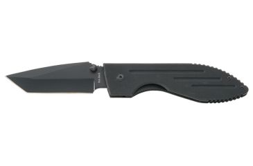 Image of Ka Bar Knives Kb3074 Plain Warthog Folder Black G 10 Handle