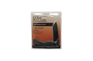 Image of KA-BAR Knives Mule G10 Blck Tanto Ser Fold/Clam 3065CP