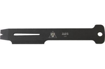 Image of Ka-Bar Knives TDI Law Enforcement Master Key Straight Edge Knife w/ GFN Sheath, BLACK 2-2484-3