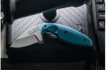 Image of KA-BAR Knives USSF TDI Astro MP Fixed Blade Knife, 213in, AUS 8A Stainles Steel, Blue Zytel, 1480SF