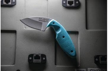 Image of KA-BAR Knives USSF TDI Astro MP Fixed Blade Knife, 213in, AUS 8A Stainles Steel, Blue Zytel, 1480SF