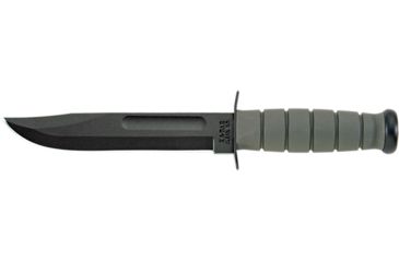 Image of Ka-Bar Knives Utility Straight Edge Knife w/ Hard Sheath, Foliage Green, Clampack 4-5011CP-2