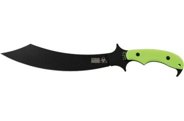 Image of Ka-Bar Knives ZK Swabbie Straight Edge Knife w/ Nylon Sheath, GREEN 2-5706-3