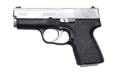 Image of Kahr P40-Covert Pistol, .40 S&amp;W, 3.5in barrel, black polymer frame, textured polymer grip, recoil operated semi-automatic, white bar-dot combat, 5 round magazine, KA-P40 CV-40SW-3.5-1-FRRMPG