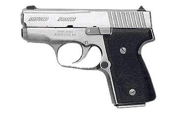 Image of Kahr MK40-Elite Pistol, .40 S&amp;W, 3.08in barrel, stainless steel frame, wraparound textured nylon grip, recoil operated semi-automatic, white bar-dot combat, 5 round magazine, KAMK40EL40SW3.081FRRMPG