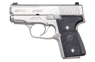 Image of Kahr MK40-Elite Pistol, .40 S&amp;W, 3.1in barrel, polished stainless steel frame, wraparound textured nylon grip, recoil operated semi-automatic, tritium night sights, 5 round magazine, KA-MK40 EL-40SW-3.1-1-FRRMPG
