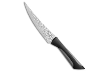 Image of kai housewares Luna Multi-Utility Kitchen Knife, 6.00in, Stainless Steel, Trailing Point Blade, Polymer, Black/Gray Handle, Black/Gray/Silver, 11.375 inch, BHQ-50042