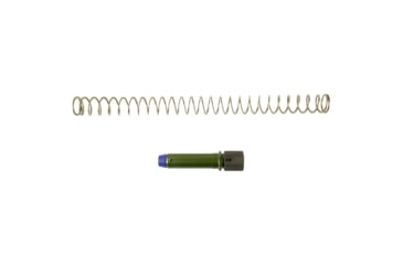 Image of KAK Industry K-SPEC Enhanced Buffer and Spring Kit, 5.6oz Blue Tip Buffer w/ Flatwire Buffer Spring, Olive Drab, 522-0704-110