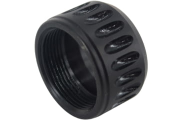 Image of KAK Industry Plan B Thread Protector, 17-4 Stainless Construction, Nitride Finish, Black, Fits Plan B Pattern Tapered Threads, 1.2oz