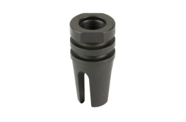 Image of KAK Industry Retro Taper, Flash Hider, 556NATO, Fits AR-15, 1/2x28, Phosphate Finish, 1/2x28, Black, 1-2-28-TAPER-FLASH