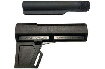 Image of KAK Shockwave 2.0 Blade Stabilizer Brace w/Buffer Tube, Black SHOCKWAVE-2.0-BLADE-TUBE-BLACK