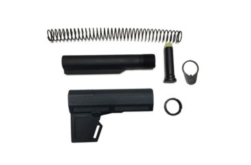 Image of KAK Shockwave 2.0 Package, Pistol Stabilizer Brace/Tube/Buffer/Buffer Spring/Endplate/Castle Nut, Grey SHOCKWAVE-2.0-PACKAGE-GREY