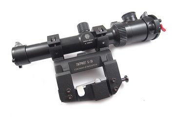 Image of Kalinka Optics KOM 1.2-6x24, SFP Illuminated LD Reticle Rifle Scope, 59mm Universal AK and SVD Mount, Black, GSKOM12624LDP59