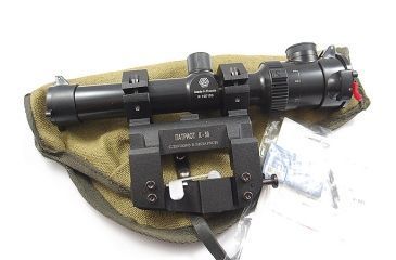Image of Kalinka Optics KOM 1.2-6x24, SFP Illuminated LD Reticle Rifle Scope, 59mm Universal AK and SVD Mount, Black, GSKOM12624LDP59