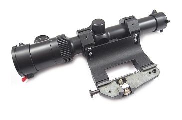 Image of Kalinka Optics KOM 1.2-6x24, SFP Illuminated LD Reticle Rifle Scope, 65mm Universal AK and SVD Mount, Black, GSKOM12624LDP65