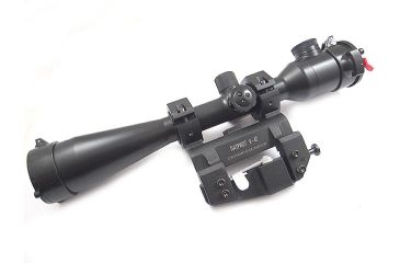 Image of Kalinka Optics KOM 10x42 Illuminated 1000m Reticle Rifle Scope, Side Parallax, 47mm Universal SVD Mount, Black, GSKOM1042LP47