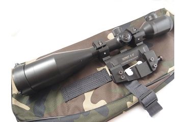 Image of Kalinka Optics KOM 12x50, Illuminated 1000m Rifle Scope, Side Parallax, 47mm Universal SVD Mount, Black, GSKOM1250LP47