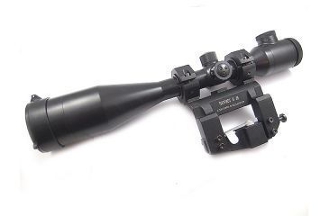 Image of Kalinka Optics KOM 12x50 Illuminated LD Rifle Scope, Side Parallax, 59mm Universal AK and SVD Mount, Black, GSKOM1250LD59
