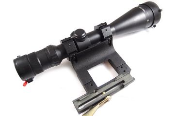 Image of Kalinka Optics KOM 2-10x52 Illuminated 1000m Reticle Rifle Scope, 65mm Special VEPR and AK Mount, Black, GSKOM21052LP65V