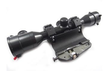 Image of Kalinka Optics KOM 4x32 Illuminated Modern 1000m Reticle Rifle Scope w/ Focus, 40mm Universal Mount, Black, GSKOM432MLC40