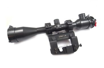 Image of Kalinka Optics KOM 6x42 Illuminated Modern 1000m Reticle Rifle Scope w/ Focus, 59mm Universal AK and SVD Mount, Black, GSKOM642MLC59