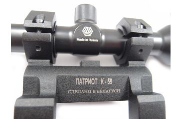 Image of Kalinka Optics KOM 6x42 Illuminated Modern 1000m Reticle Rifle Scope w/ Focus, 59mm Universal AK and SVD Mount, Black, GSKOM642MLC59