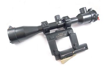 Image of Kalinka Optics KOM 6x42 Illuminated Modern 1000m Reticle Rifle Scope w/ Focus, 65mm Special VEPR and AK Mount, Black, GSKOM642MLC65V