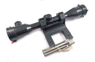 Image of Kalinka Optics KOM 6x42 Illuminated Modern 1000m Reticle Rifle Scope w/ Focus, 65mm Special VEPR and AK Mount, Black, GSKOM642MLC65V