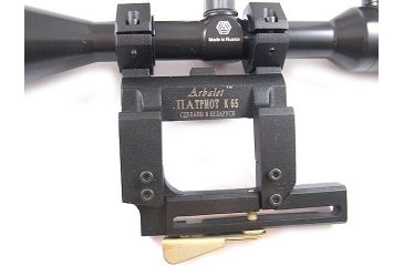 Image of Kalinka Optics KOM 6x42 Illuminated Modern 1000m Reticle Rifle Scope w/ Focus, 65mm Special VEPR and AK Mount, Black, GSKOM642MLC65V