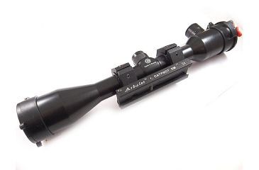 Image of Kalinka Optics KOM 6x42 Illuminated Modern 1000m Reticle Rifle Scope w/ Focus, Picatinny Monoblock Mount, Black, GSKOM642MLCW