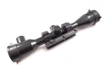 Image of Kalinka Optics KOM 6x42 Illuminated Modern 1000m Reticle Rifle Scope w/ Focus, Picatinny Monoblock Mount, Black, GSKOM642MLCW