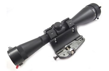 Image of Kalinka Optics KOM 8x48 Illuminated 1000m Dragunov Reticle Rifle Scope, 30mm Super Low Profile Mount, Black, GSKOM848MLC30