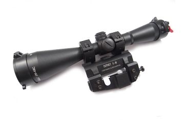Image of Kalinka Optics KOM 8x48 Illuminated 1000m Dragunov Reticle Rifle Scope, 40mm Universal Mount, Black, GSKOM848MLC40