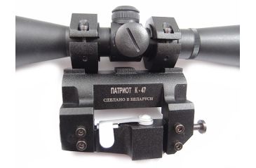 Image of Kalinka Optics KOM 8x48 Illuminated 1000m Dragunov Reticle Rifle Scope, 47mm Universal SVD Mount, Black, GSKOM848MLC47