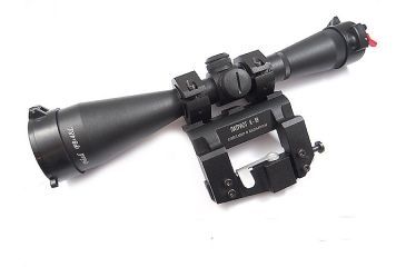 Image of Kalinka Optics KOM 8x48 Illuminated 1000m Dragunov Reticle Rifle Scope, 59mm Universal AK and SVD Mount, Black, GSKOM848MLC59