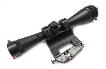 Image of Kalinka Optics KOM 8x48 Illuminated 1000m Dragunov Reticle Rifle Scope, 59mm Universal AK and SVD Mount, Black, GSKOM848MLC59