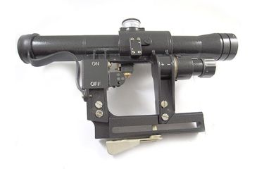 Image of Kalinka Optics POSP 4x24 Rifle Scope, w/ BDC, 1000m Modern Rangefinder, AK/VEPR, Black, GSPOSP424AK1M