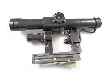 Image of Kalinka Optics POSP 4x24 Rifle Scope, w/ BDC, 1000m Modern Rangefinder, AK/VEPR, Black, GSPOSP424AK1M