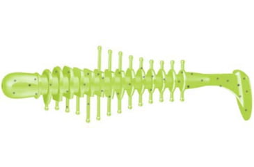 Image of Kalins Fishing 3.8 in Tickle Shad, Chartreuse Hologram, 38TS-533